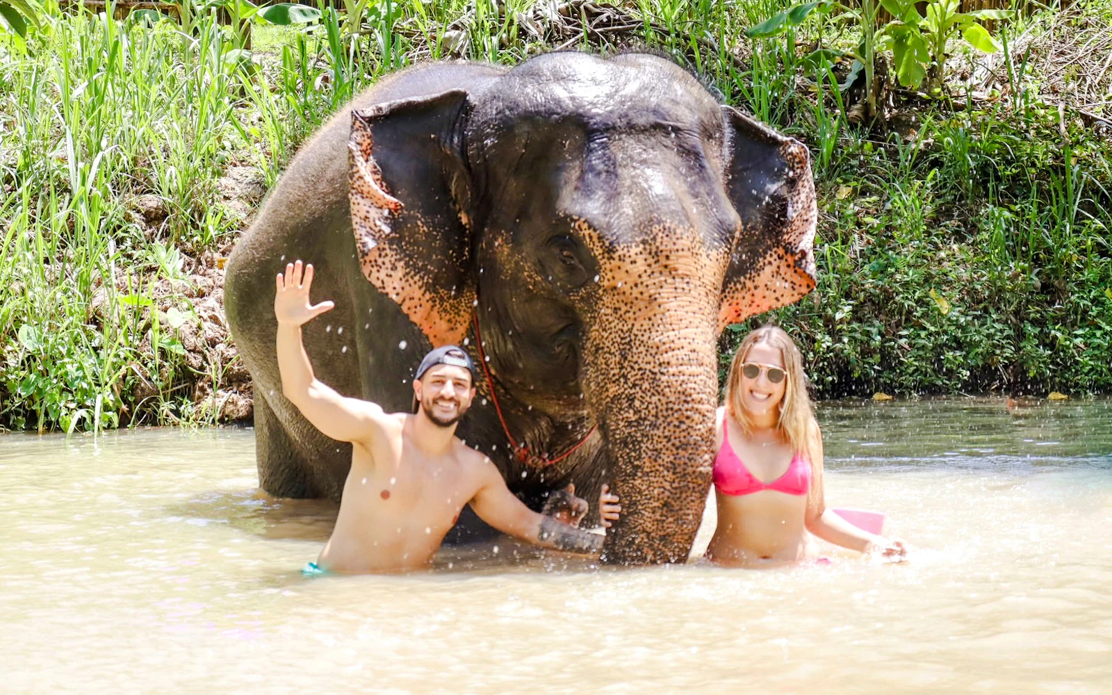 Krabi: Phang Nga Bamboo Rafting & Waterfall Jungle Adventure