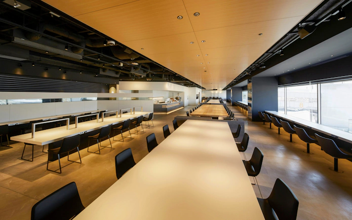Power Lounge South seating area at Tokyo International Airport.