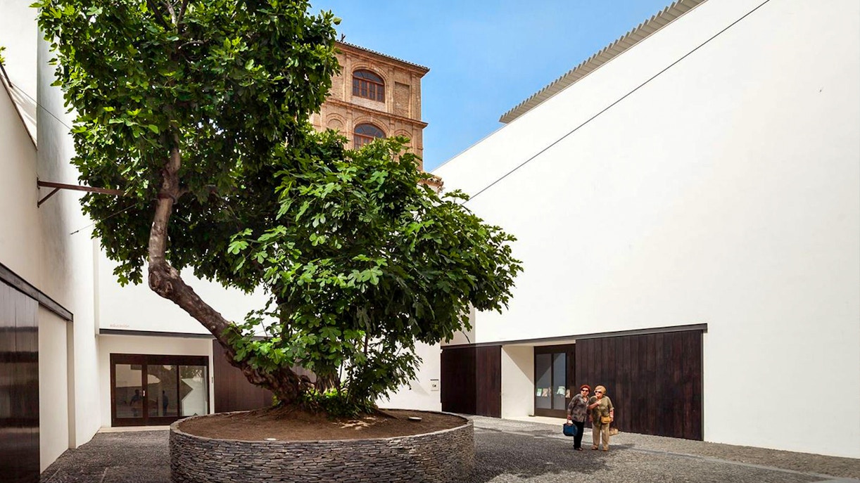Visitors on a Guided Tour of Picasso Museum in Malaga