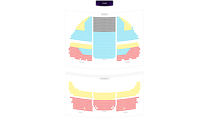 Gershwin Theatre Seating Chart