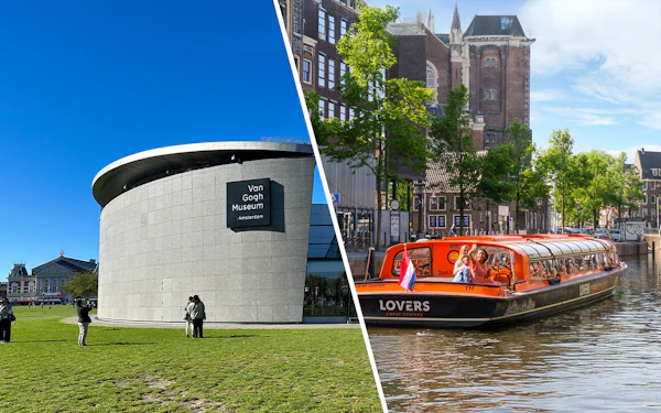 Combo: Van Gogh Museum + 1-Hour Canal Cruise Tickets