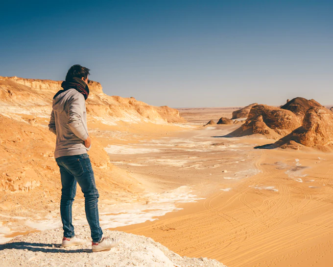 Black & White Desert Overnight Camping Tour with Meals and Camping Gear (Product 53093)