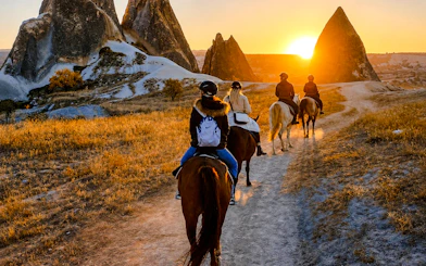 Cappadocia Sunset Horseback Ride with Hotel Pickup