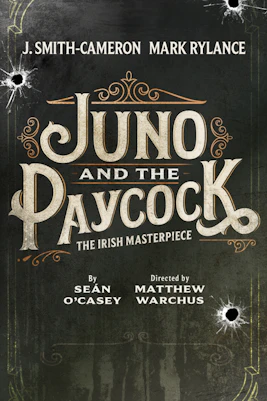 Juno and the Paycock play poster with show dates and venue details.