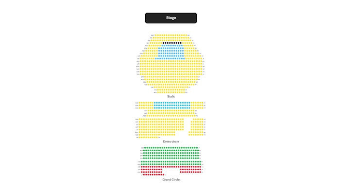 Savoy Theatre Seating Plan