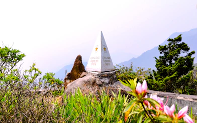 O Quy Ho Heaven Gate monument with mountain view, Sa Pa.