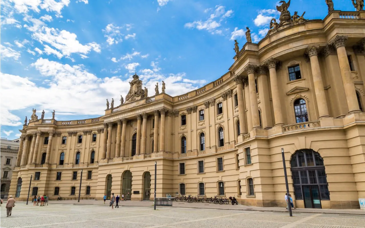 Historic building in Berlin, part of the Escape from Nazi Berlin self-guided city exploration game.