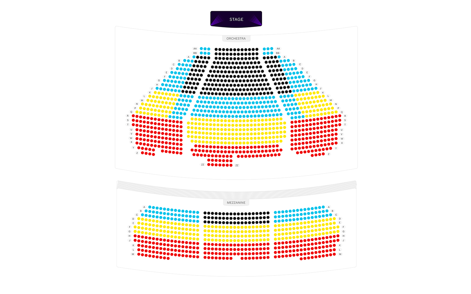 Marquis Theatre Seating Chart