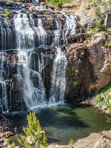 Waterfall in Grampians National Park during 1-day guided eco tour from Melbourne.