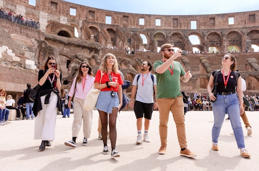 Colosseum, Palatine Hill & Roman Forum with Exclusive Arena Floor Guided Tour