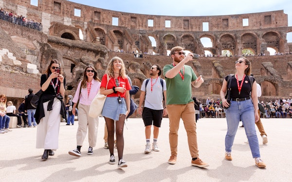 Colosseum, Palatine Hill & Roman Forum with Exclusive Arena Floor Guided Tour