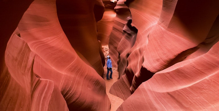De geheime Antelope Canyon
