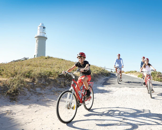 From Perth: Rottnest Island Bike & Guided Return Ferry Tour