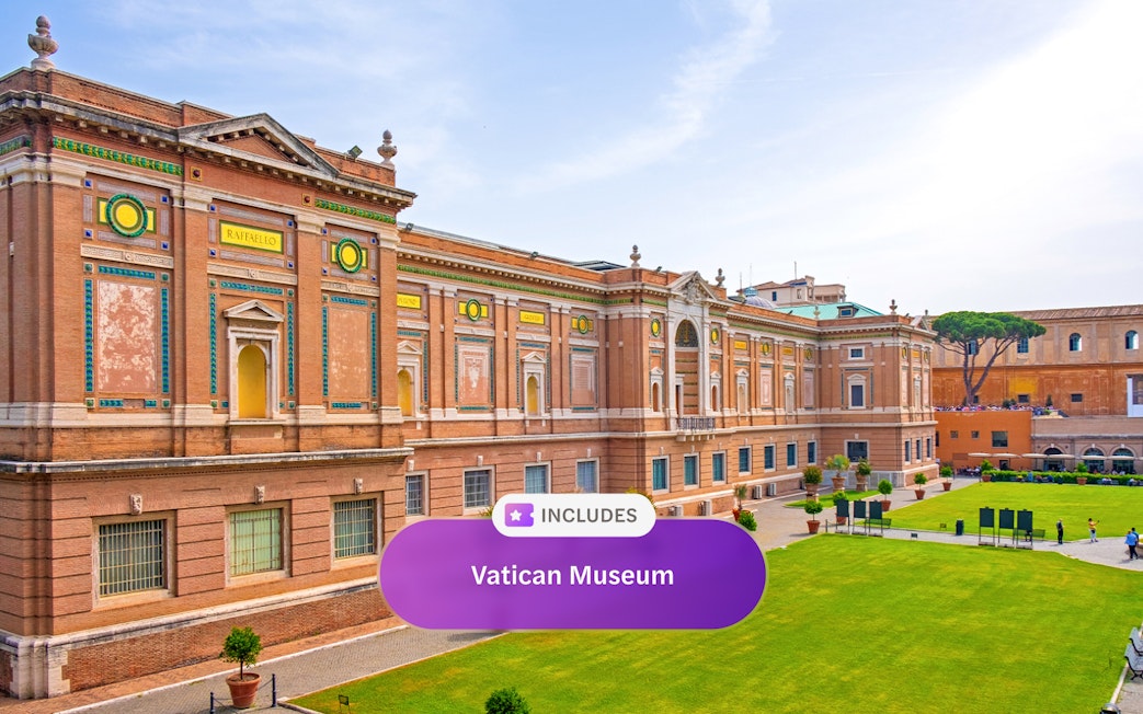 Vatican Museums exterior with Go City Rome Explorer Pass.