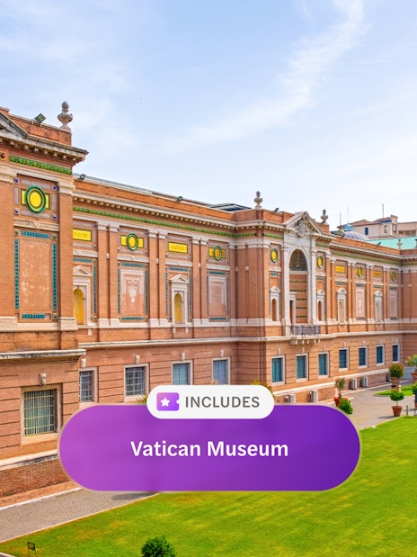 Vatican Museums exterior with Go City Rome Explorer Pass.
