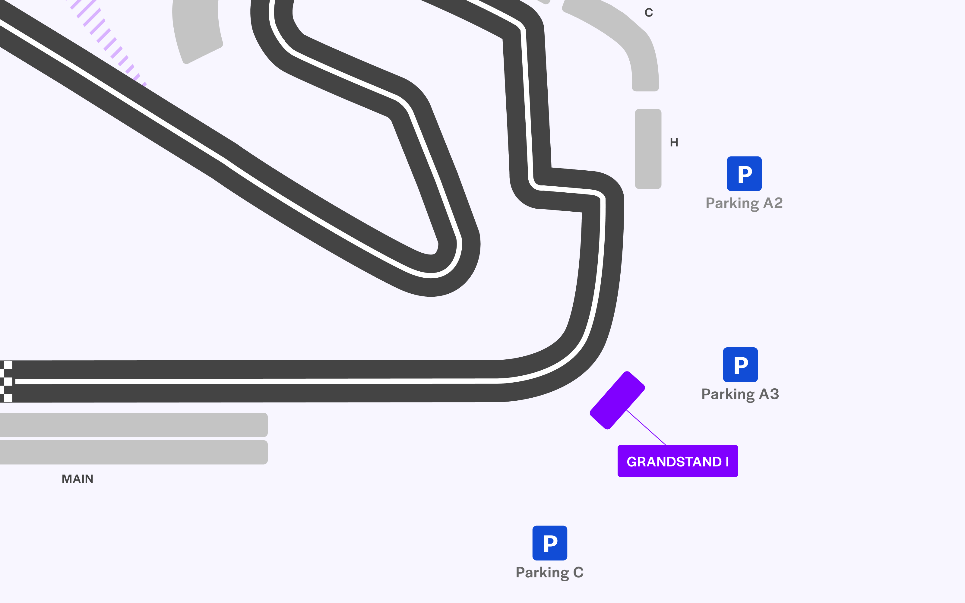 Formula 1 Spanish Grand Prix seating plan