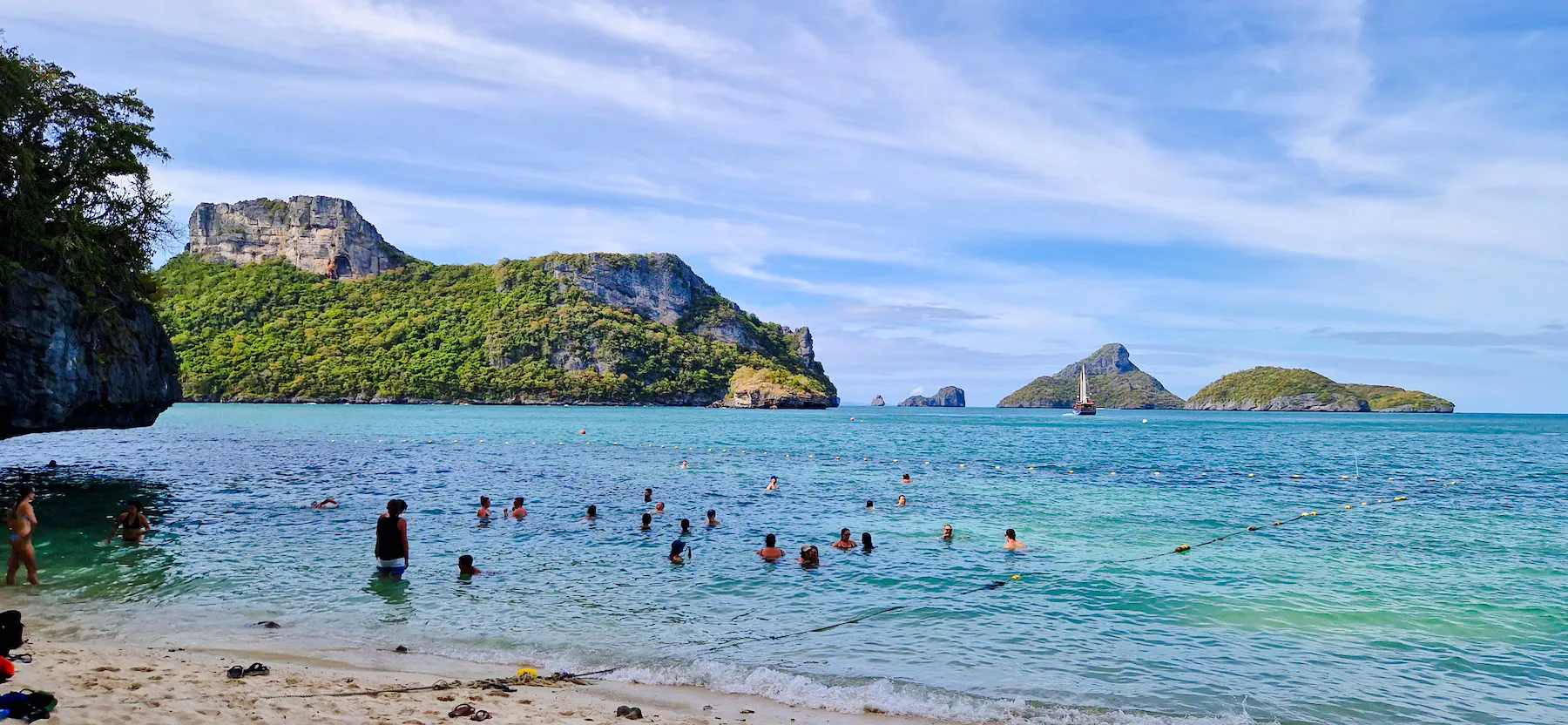 desde koh phangan: tour en lancha rápida al parque marino de ang thong con kayak, esnórquel y almuerzo-1