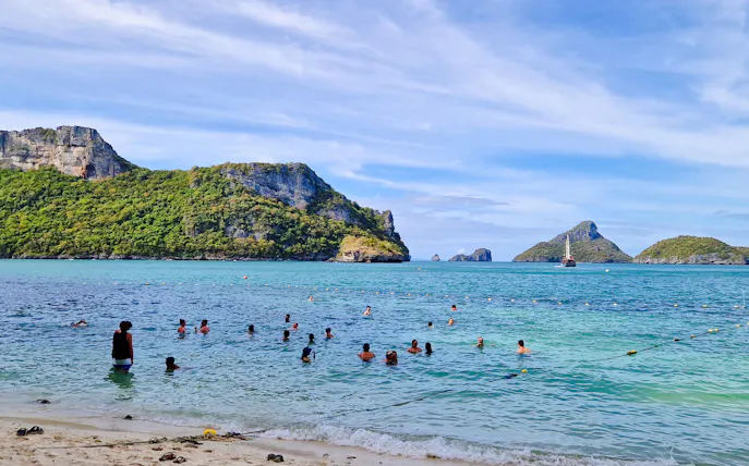 desde koh phangan: tour en lancha rápida al parque marino de ang thong con kayak, esnórquel y almuerzo-1