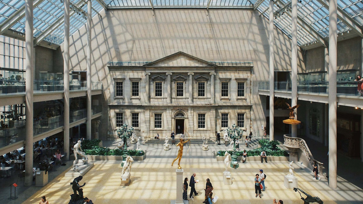 The American wing at Metropolitan Museum of Art