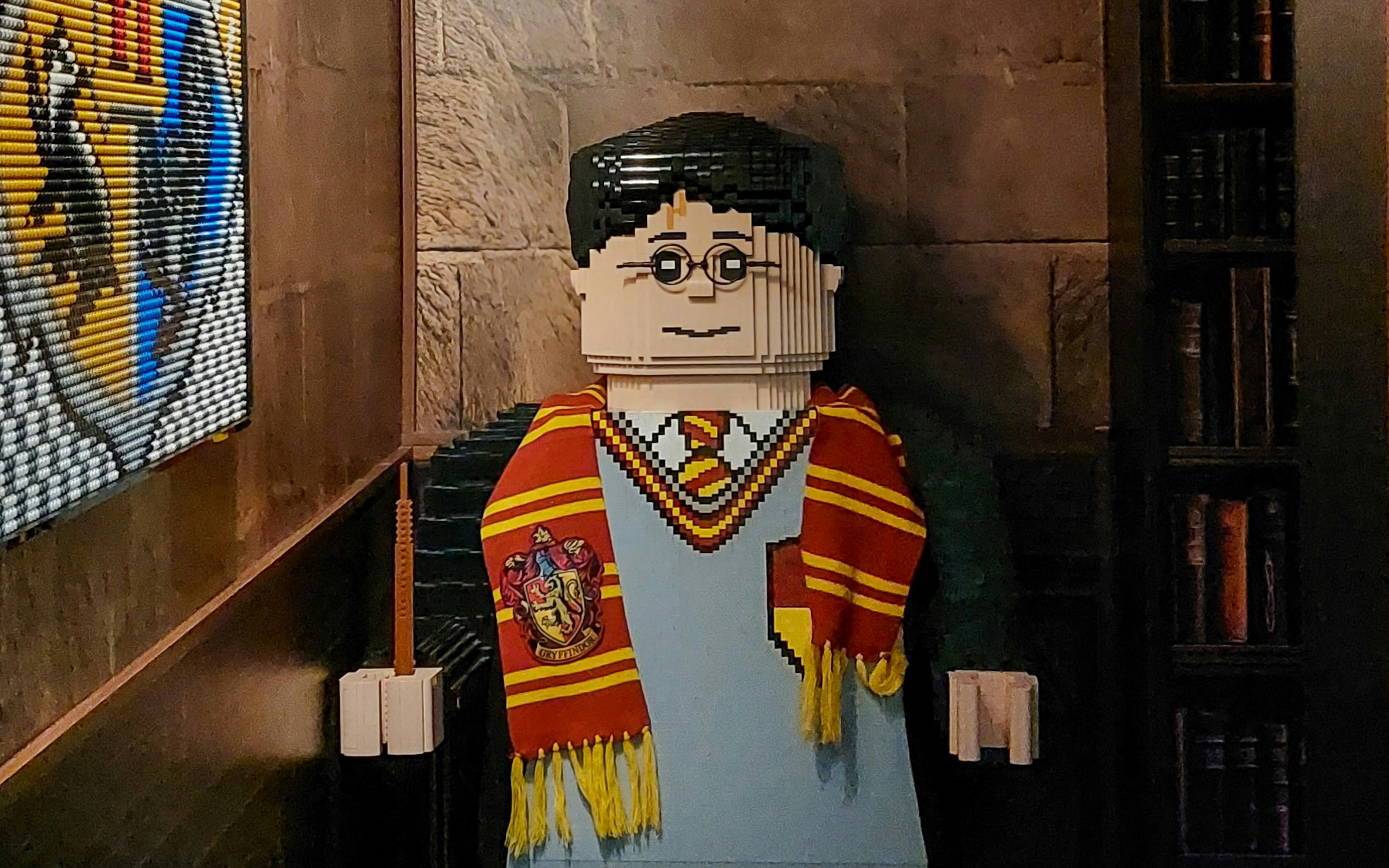 LEGO Harry Potter model at LEGO Museum in Prague.