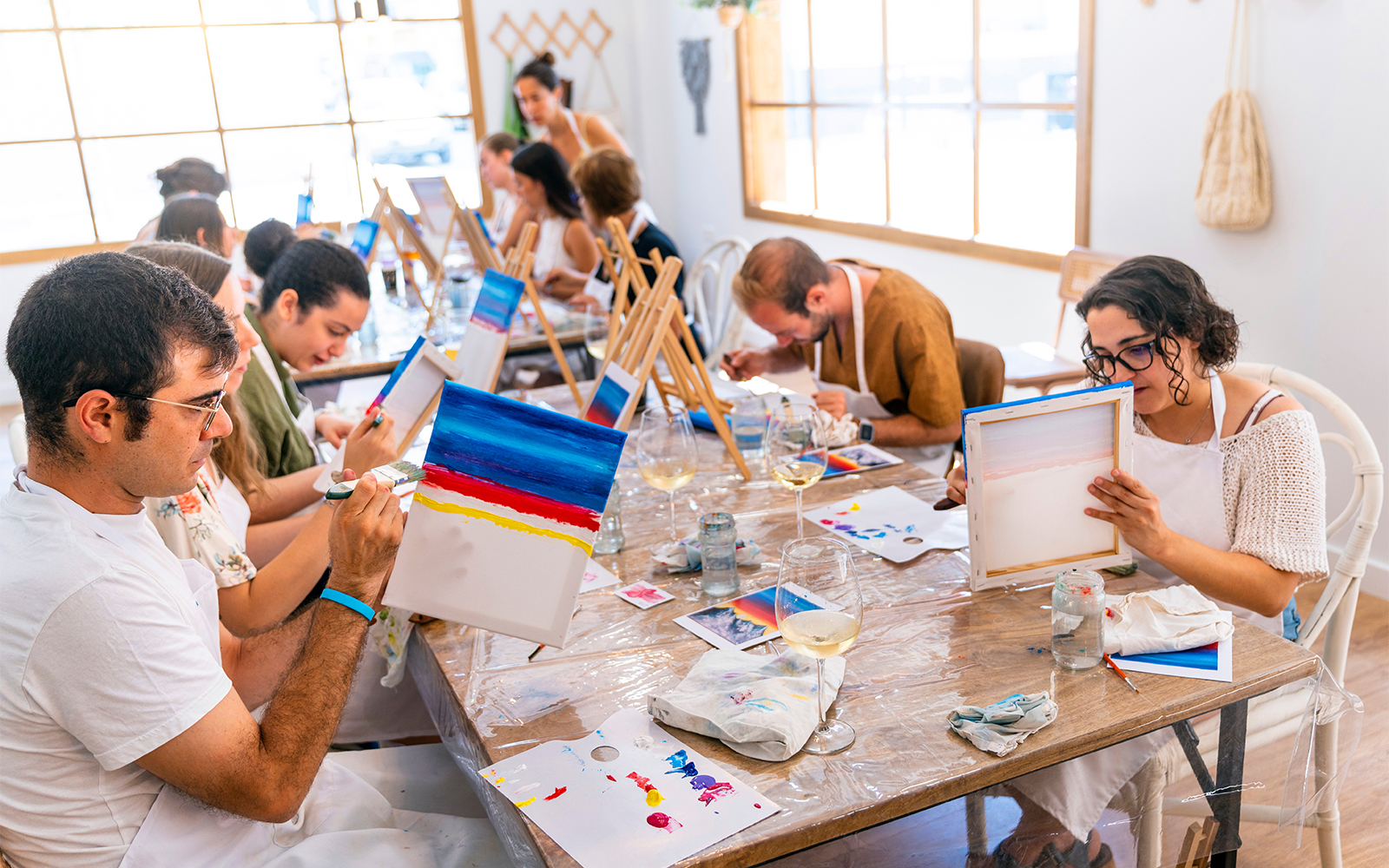 van gogh museum painting workshop