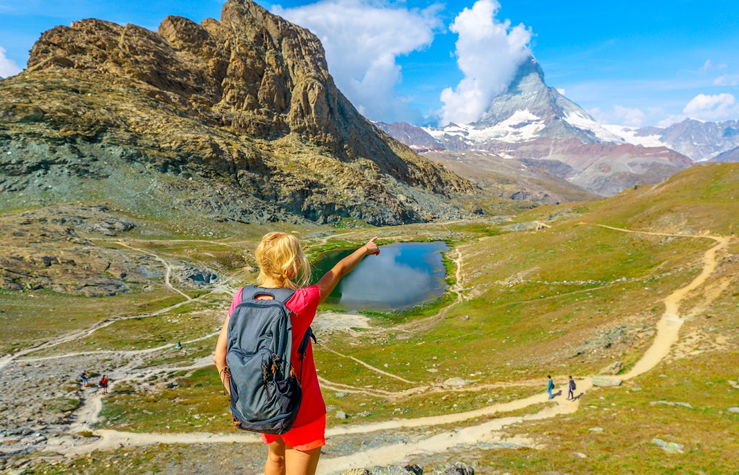 The Mark Twain Trail from the Riffelberg to Riffelalp