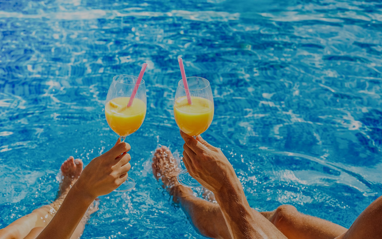 People enjoying a night party at Széchenyi Thermal Bath in Budapest.