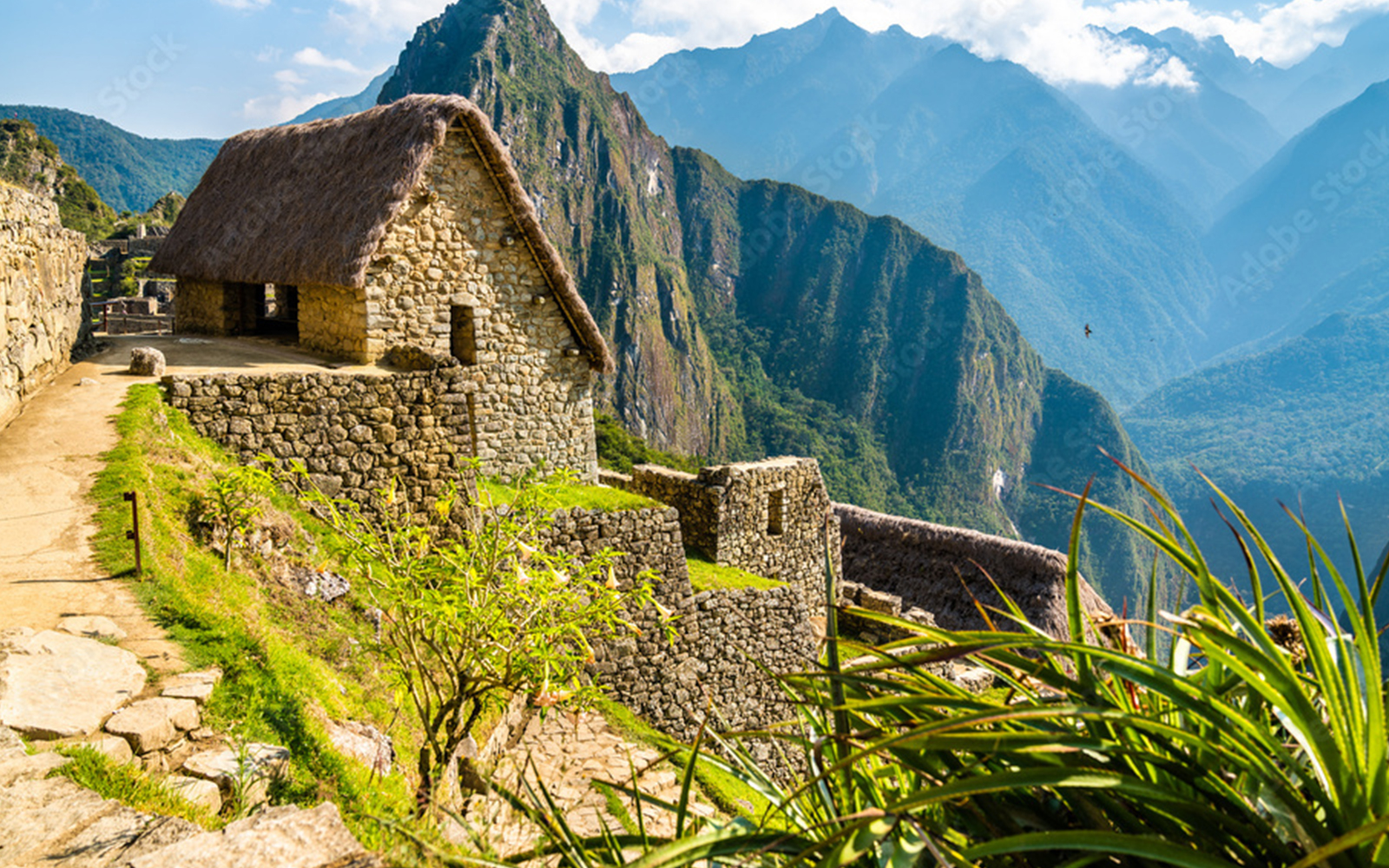 Guardhouses in Machu Picchu, Sacred Valley, Peru