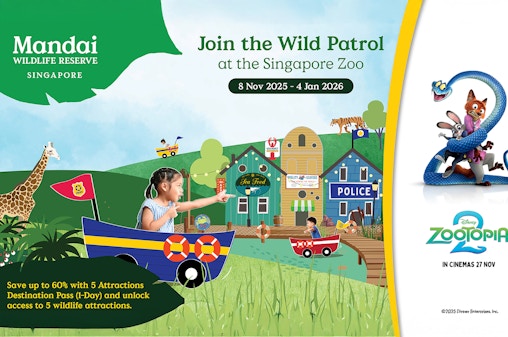 Biglietti per lo zoo di Singapore con giro in tram