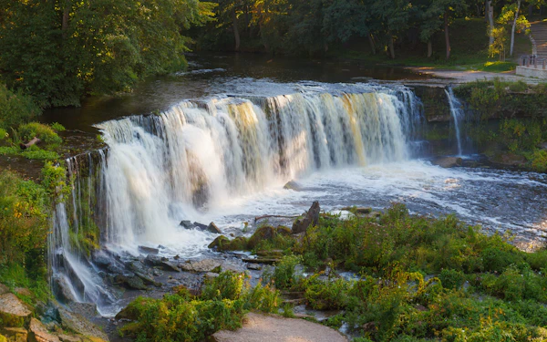From Tallinn: Estonian Waterfalls Private Half-Day Tour with Pickup