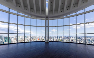 Roppongi Hills Observation Deck with panoramic Tokyo city view.