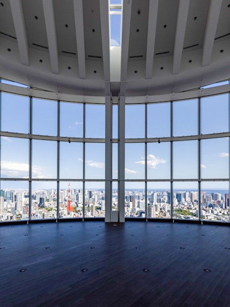 Roppongi Hills Observation Deck with panoramic Tokyo city view.