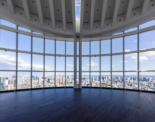 Roppongi Hills Observation Deck with panoramic Tokyo city view.
