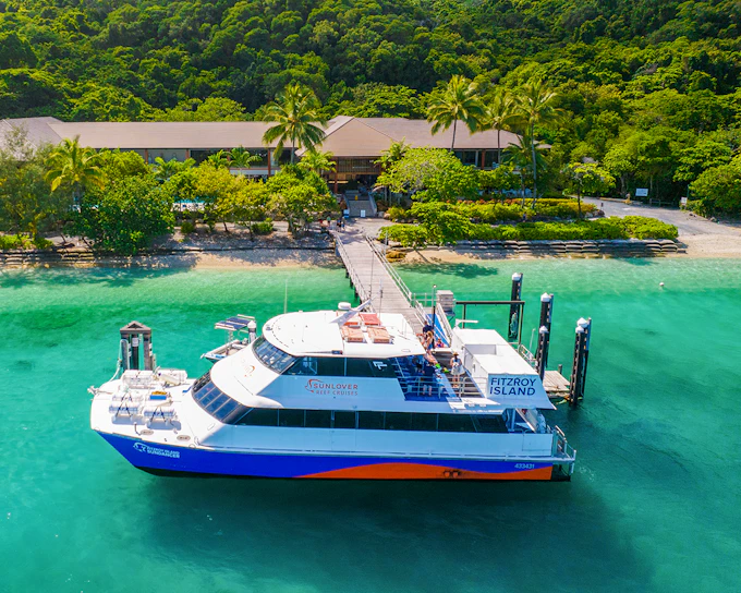Sunlover: Cairns to Fitzroy Island Full-Day Cruise with Snorkel, Glass Bottom Boat Tour & Lunch