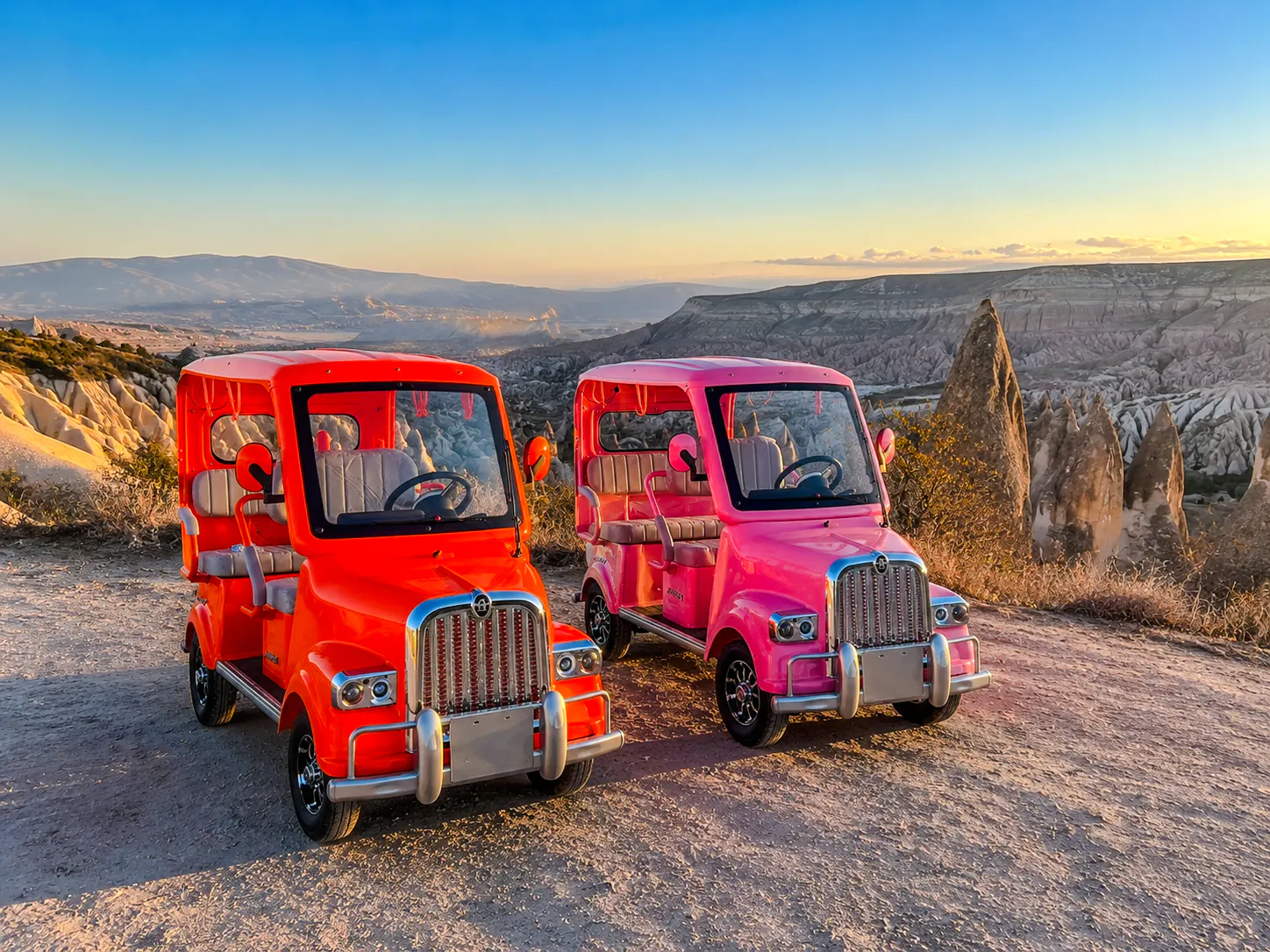 cappadocia: vintage-style car guided valley tour with scenic photo stops-6