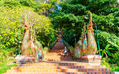 From Chiang Mai: Doi Suthep, Wat Pha Lad & Meo Hill Tribe Village Tour