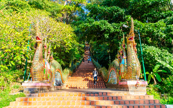 From Chiang Mai: Doi Suthep, Wat Pha Lad & Meo Hill Tribe Village Tour