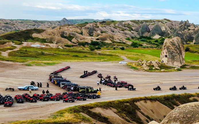 Safari en quad en Cappadoce avec prise en charge à l'hôtel