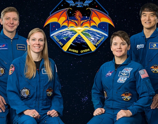 Photograph of the NASA's SpaceX Crew-10
