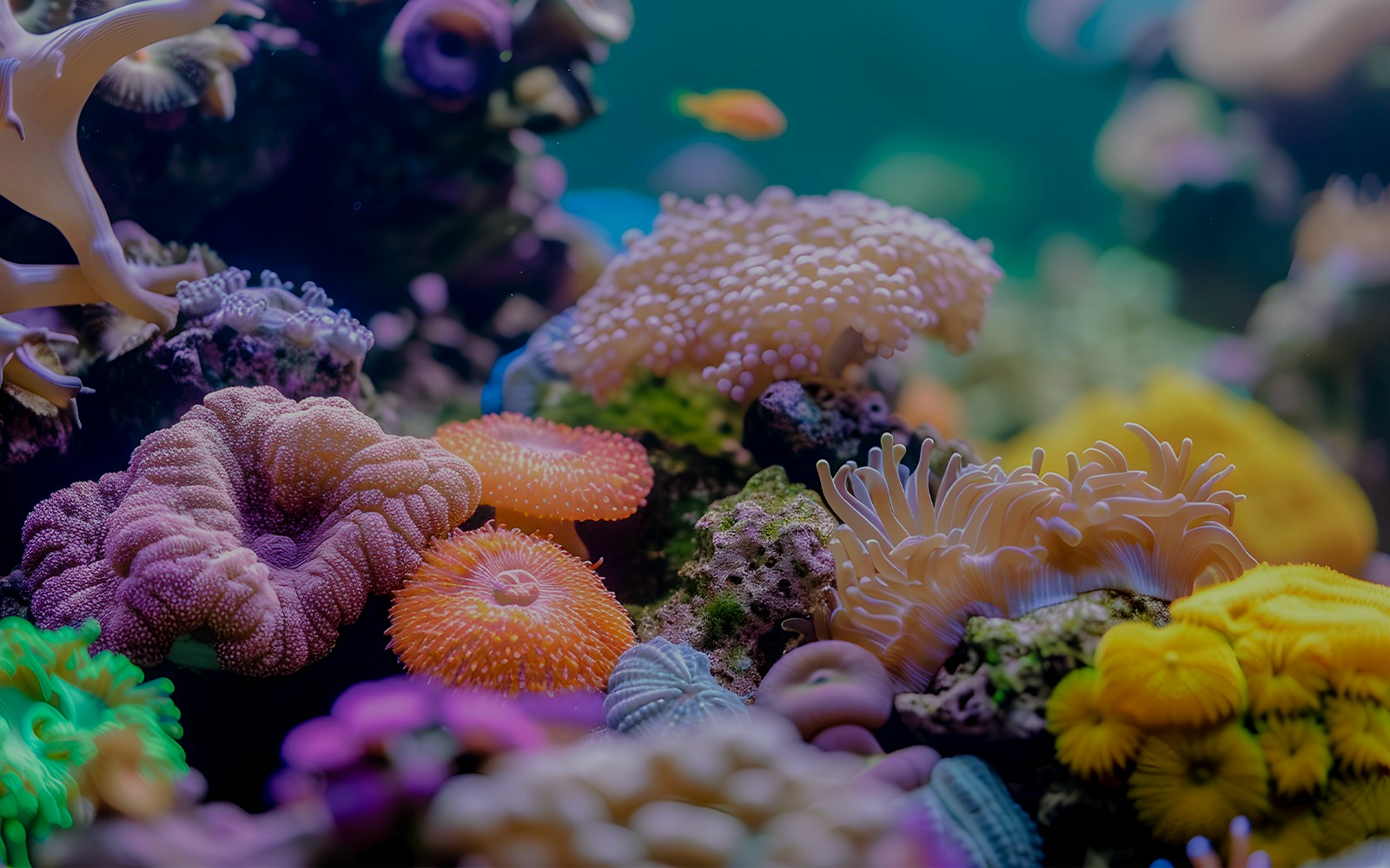 The coral exhibit at Aquarium of the Pacific, Long Beach, with skip-the-line access.