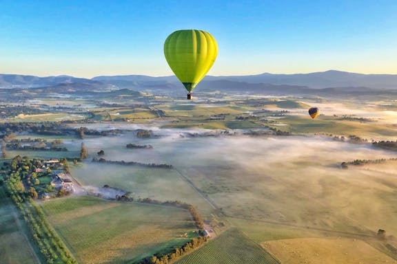 sunrise hot air balloon flight over the yarra valley-6