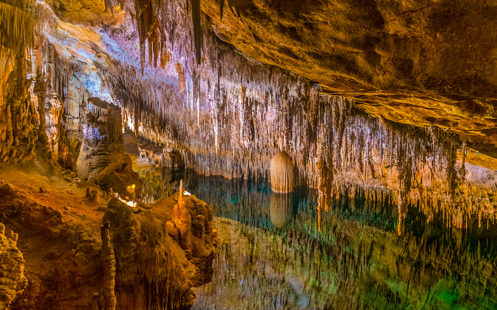 waterfall in drach caves