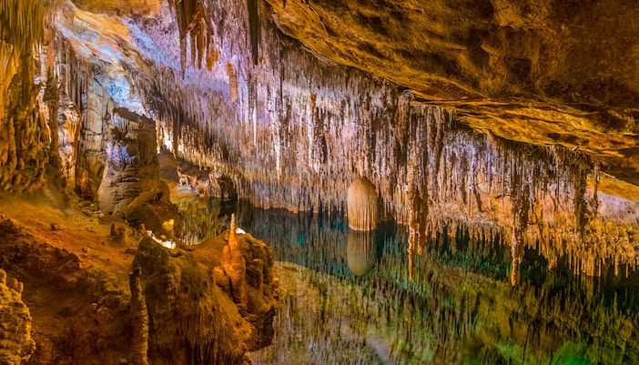 waterfall in drach caves