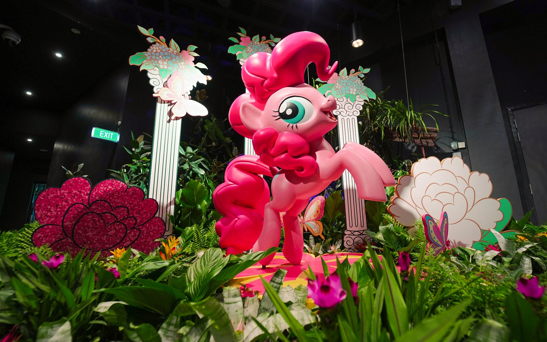 My Little Pony display in Floral Fantasy at Gardens by the Bay, Singapore.
