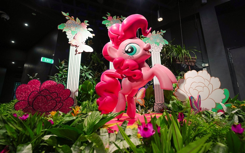 My Little Pony display in Floral Fantasy at Gardens by the Bay, Singapore.