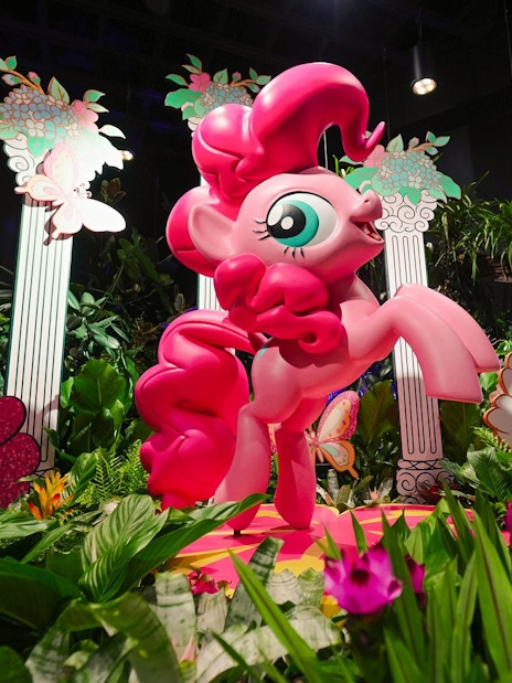 My Little Pony display in Floral Fantasy at Gardens by the Bay, Singapore.
