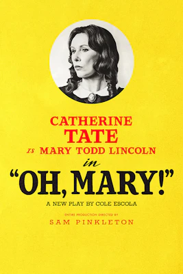 Oh, Mary!" Westend show poster featuring a character portrayal.