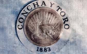 Concha y Toro Winery emblem featuring a bull, Santiago.