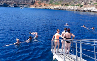 from trapani: favignana and levanzo island-hopping shuttle cruise with free time in favignana and swim stop-2