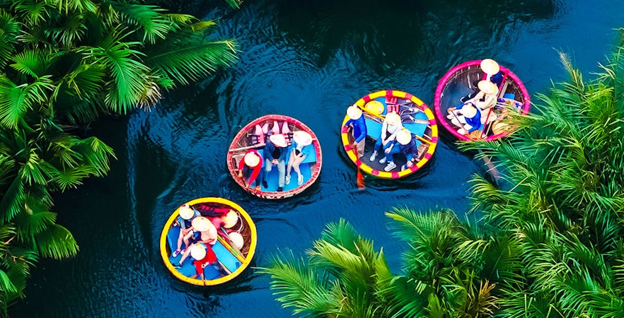 Kokosnuss-Bootsfahrt Hoi An